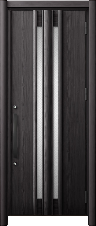 リクシルリシェント玄関ドア　片開きドア　トリノパイン色